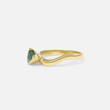 Front view of Dyad Curve Ring / Apatite by Joko