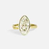 Front view of EunhaSoo Ring / Lab Marquise Diamond by Young Sun Song