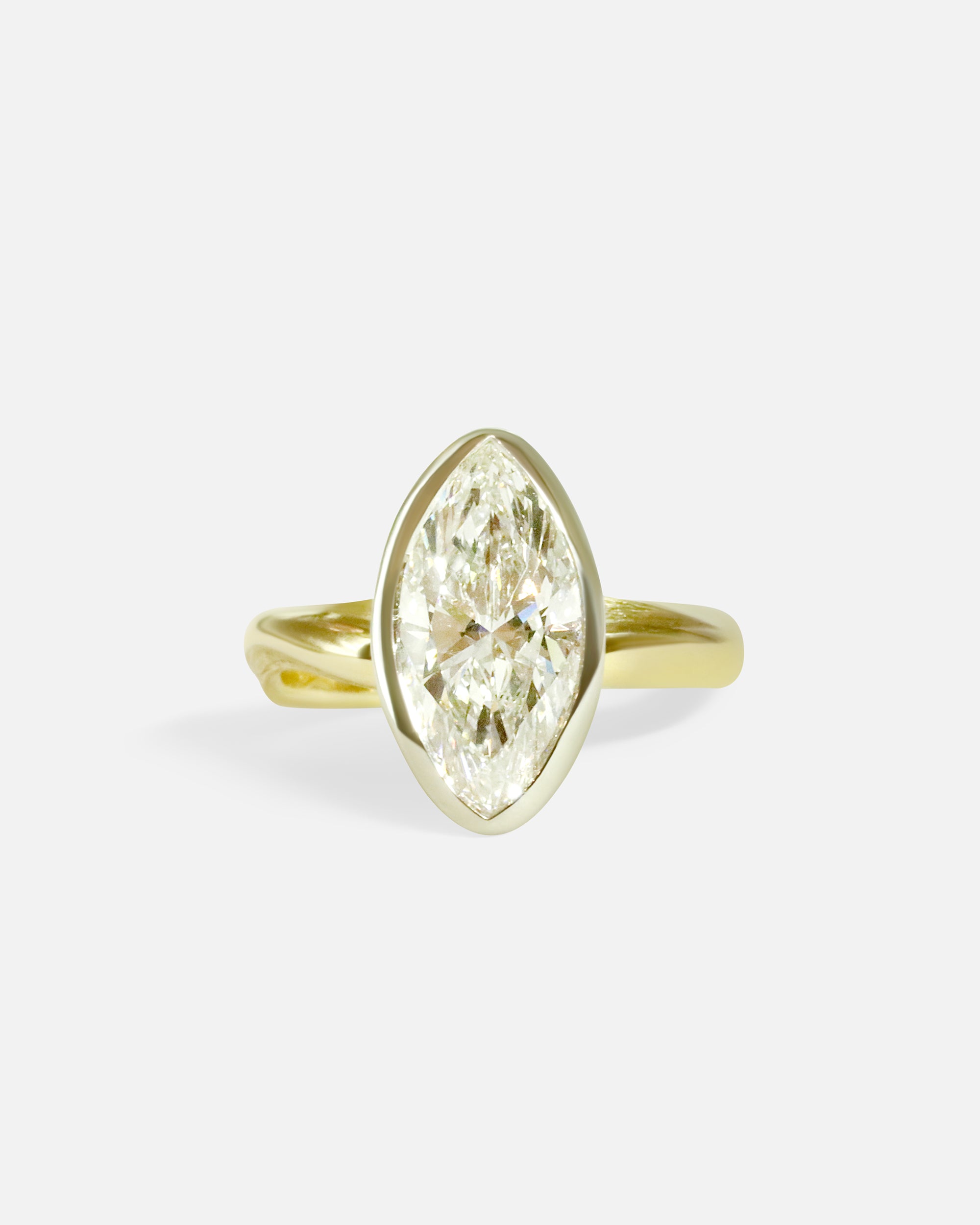 Front view of EunhaSoo Ring / Lab Marquise Diamond by Young Sun Song