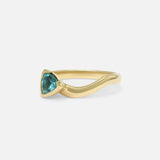 Alternative view of Dyad Curve Ring / Apatite by Joko