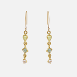 Silk / Pastel Drop Earrings By Hiroyo