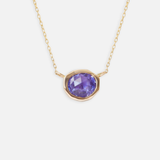 Pebble / Tanzanite Freeform Pendant By fitzgerald jewelry