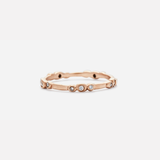 Bubble 12 / White Diamond Ring By Hiroyo