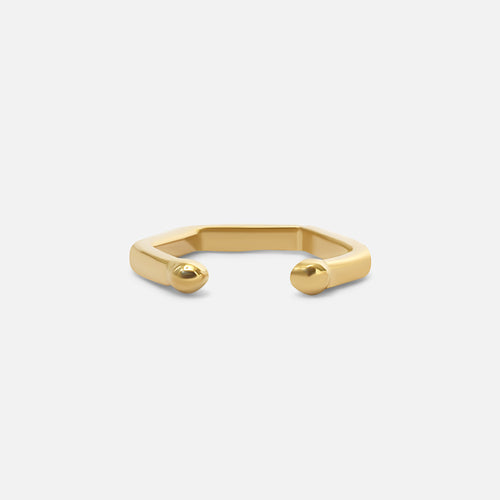 Hexagon Ear Cuff By Akiko in earrings Category