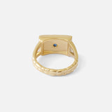 Intagliaux / Blue Sapphire Ring By Alfonzo