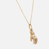 Angled view of Theia Pendant