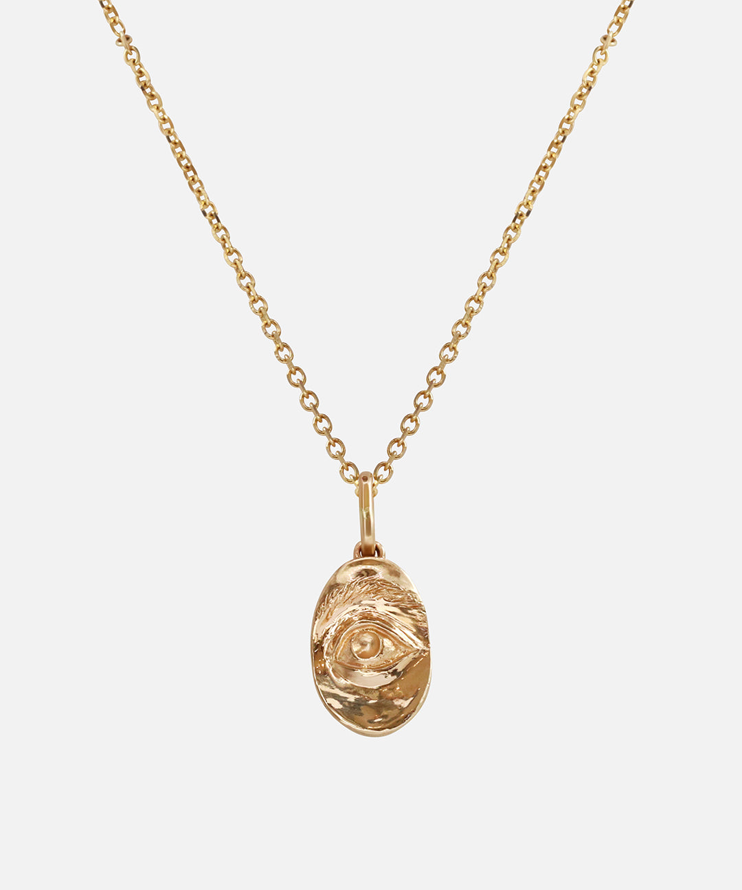 Front view of Intagliaux Oval Pendant