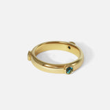 Side view of Orion Major Blue Sapphire Band