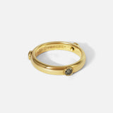 Side view of Orion Major Salt & Pepper Diamond Band