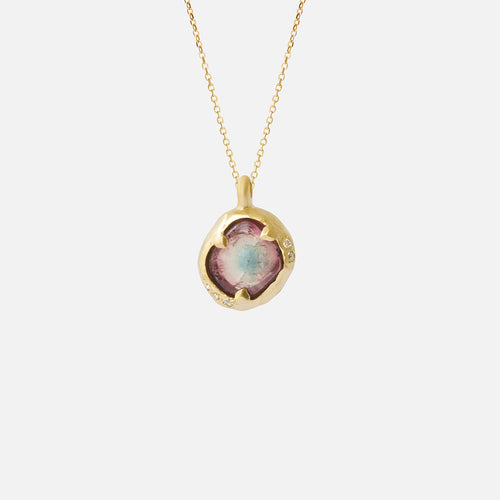 Watermelon Tourmaline / 1.03ct Pendant By Ariko in pendants Category