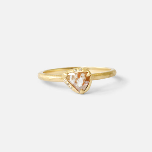 Triangular Brown Diamond / Ring By Ariko in rings Category