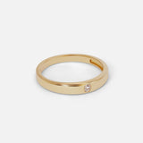 Floe Signet / Old Miner Diamond Ring By Casual Seance