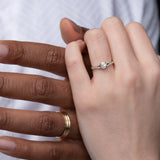 Old European Cut Diamond / Split Shank Ring By Nishi