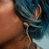 Ornata Ophidia Earrings / Green Sapphires By Ides