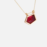Rock / Mozambique Garnet Pendant By Hiroyo