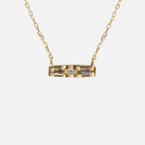 Dew 35 / Colored Diamond Pendant By Hiroyo