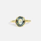 Front view of Dew 38 / Madagascar Bicolor Sapphire Ring by Hiroyo