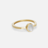 Side view of Free Form Pebble Ring by Hiroyo