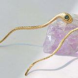 Ornata Ophidia Earrings / Green Sapphires By Ides