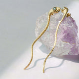 Ornata Ophidia Earrings / Green Sapphires By Ides