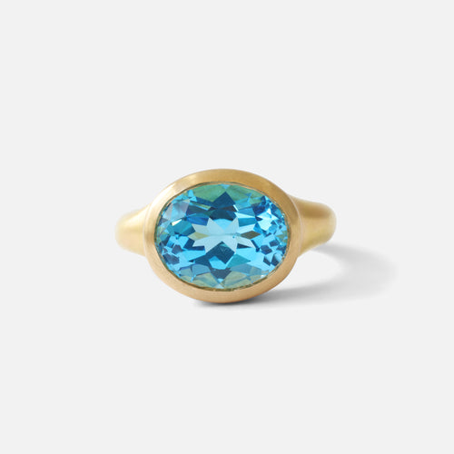 Swiss Blue Topaz Ring By Bree Altman in ENGAGEMENT Category