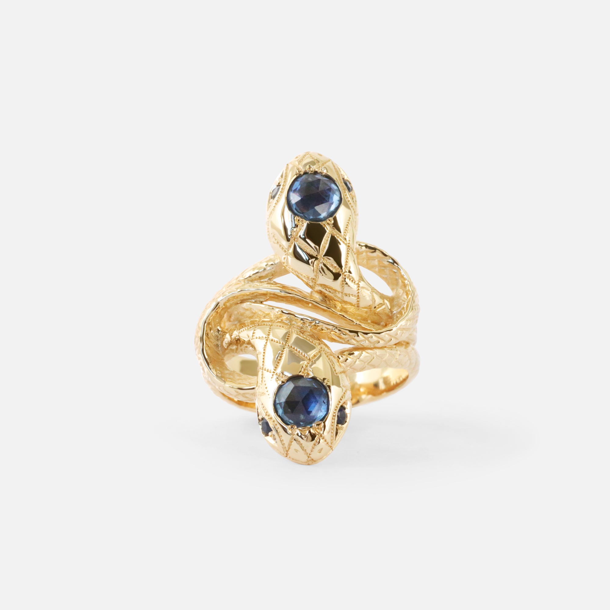 Ornata Ophidia Rose Duo Ring By Ides