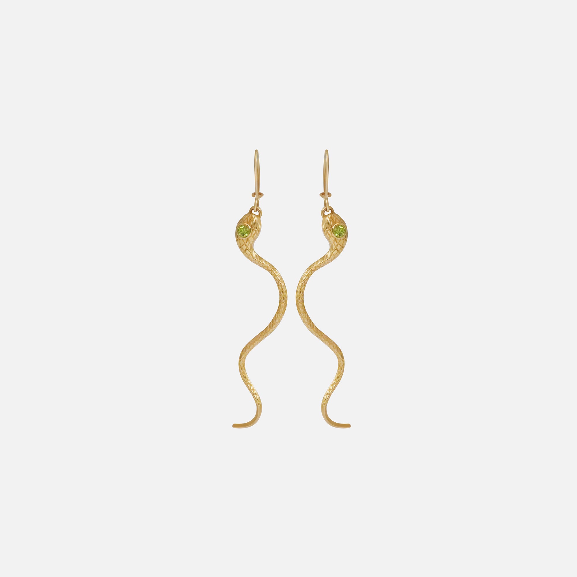 Ornata Ophidia Shepherd Hook Earrings By Ides