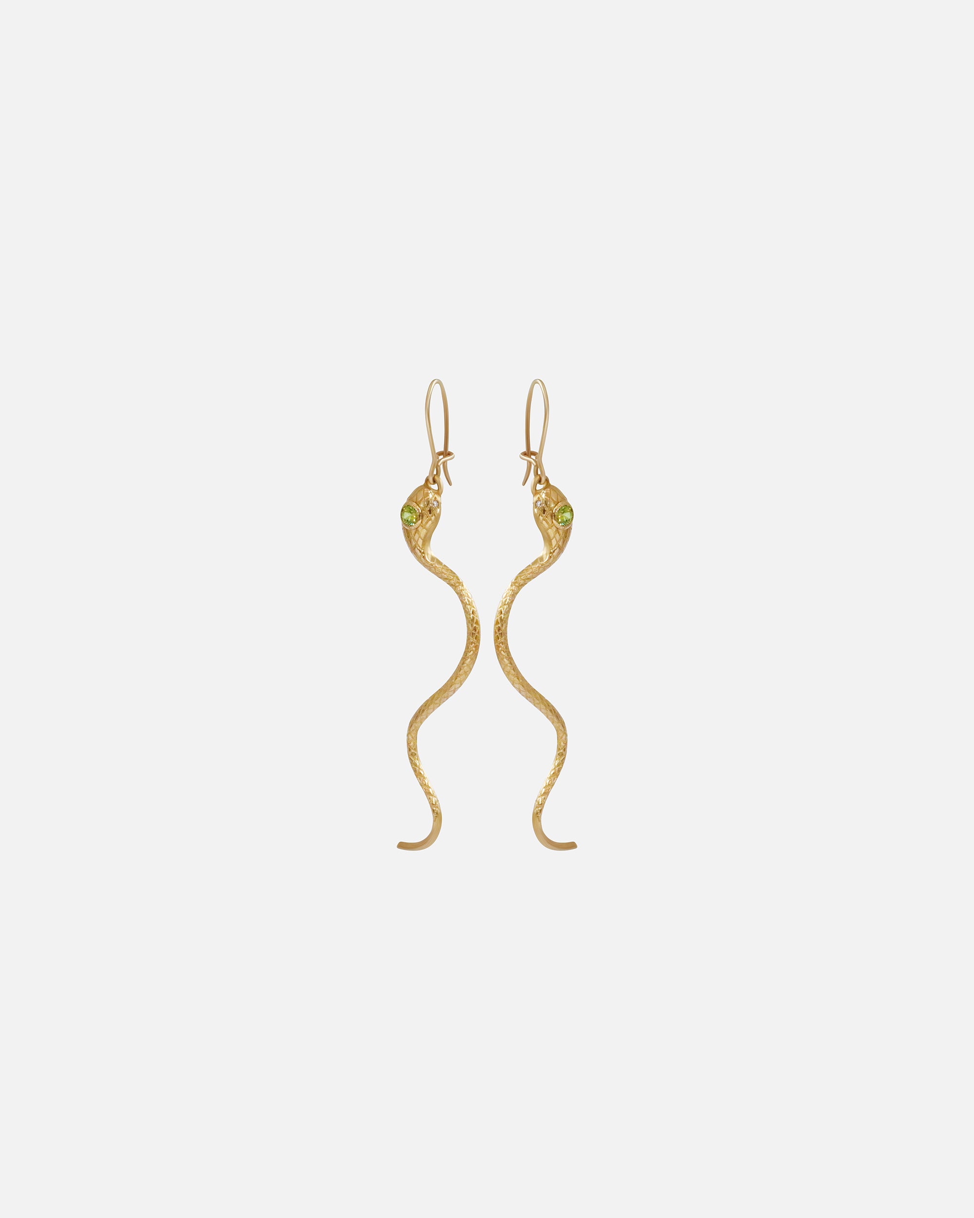 Ornata Ophidia Shepherd Hook Earrings By Ides