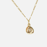 Side view of Star Jelly Pendant / Champagne Diamond by Kestrel Dillon