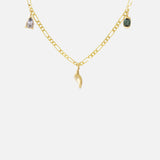 Front view of Wren Gemstone Necklace by Kestrel Dillon