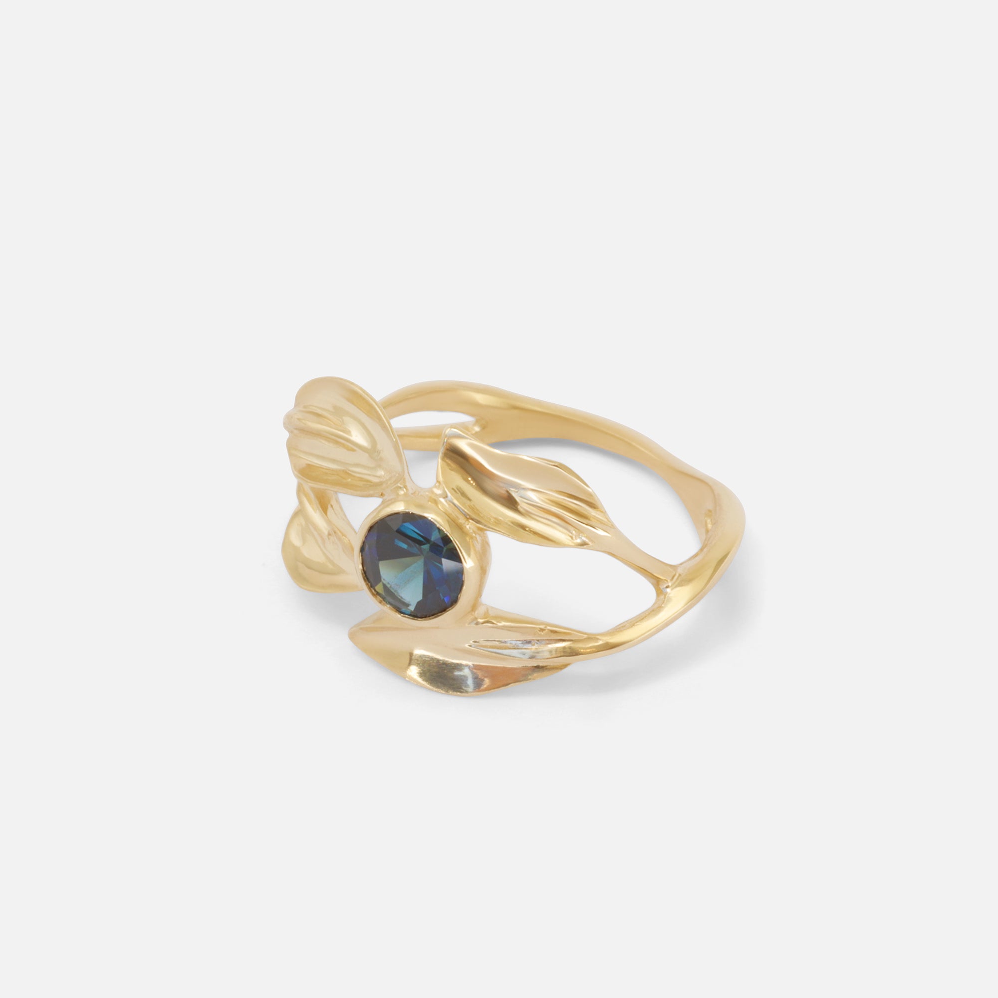 Willow / Kenyan Sapphire Ring By Kestrel Dillon
