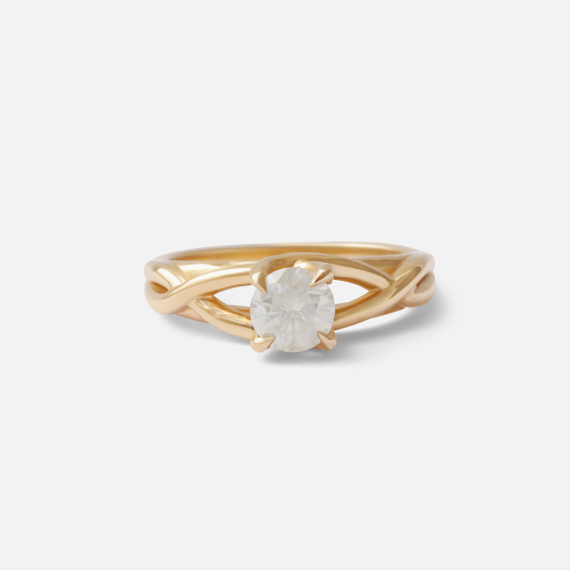 Twist Solitaire Ring By Kestrel Dillon
