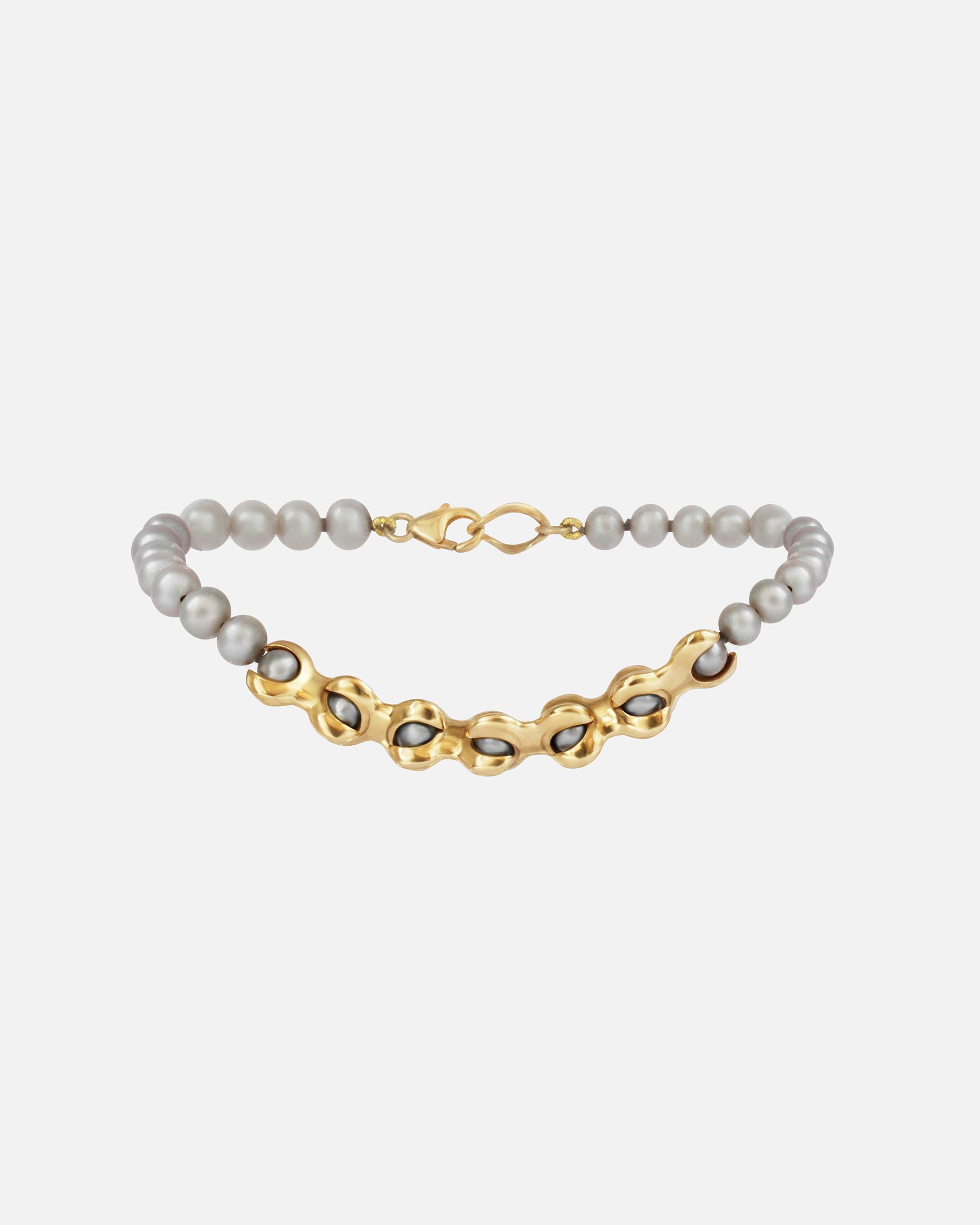 Front view of X Bracelet / 3mm
