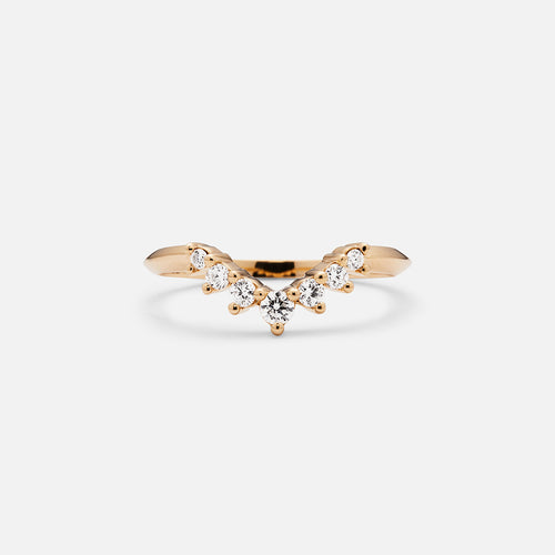 Noon / White Diamond Band By Casual Seance in WEDDING Category