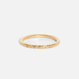 Front view of Diamond Flat Band by Nishi