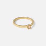 Solitaire Ring / Square Cut Diamond By Nishi
