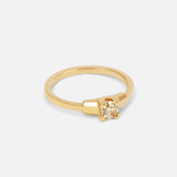 Frame Ring / Old Mine Diamond By Nishi