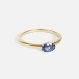 Side view of Sol Sapphire Ring by Nishi