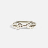 Front view of Double Leaf Stacker / Ring by O Channell Designs