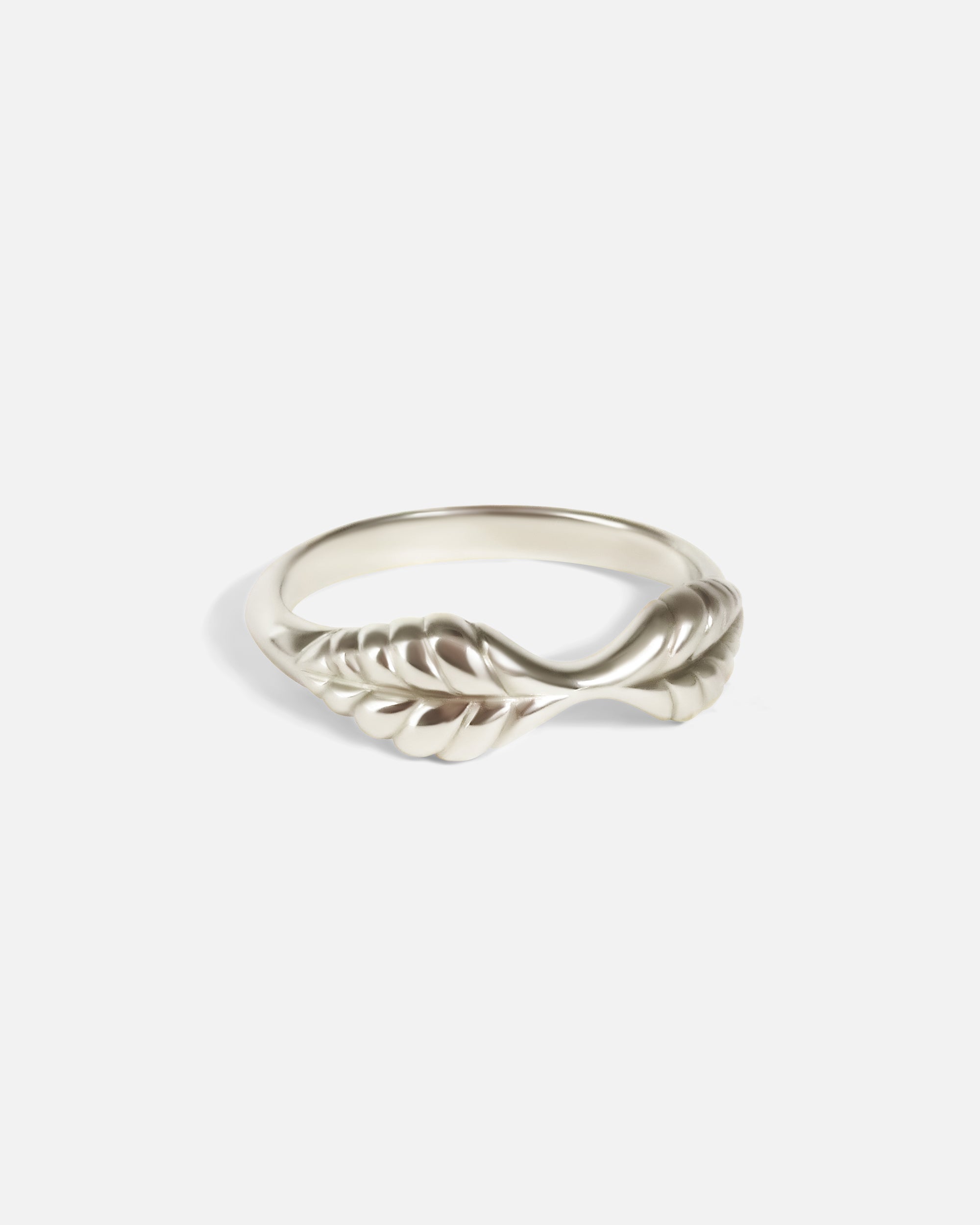 Side view of Double Leaf Stacker / Ring by O Channell Designs