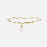 Front view of Pinched Scrap Chain / Mirror Bead Charm