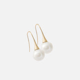 WeiWave / Solo Round Pearl Earrings By Ruoria