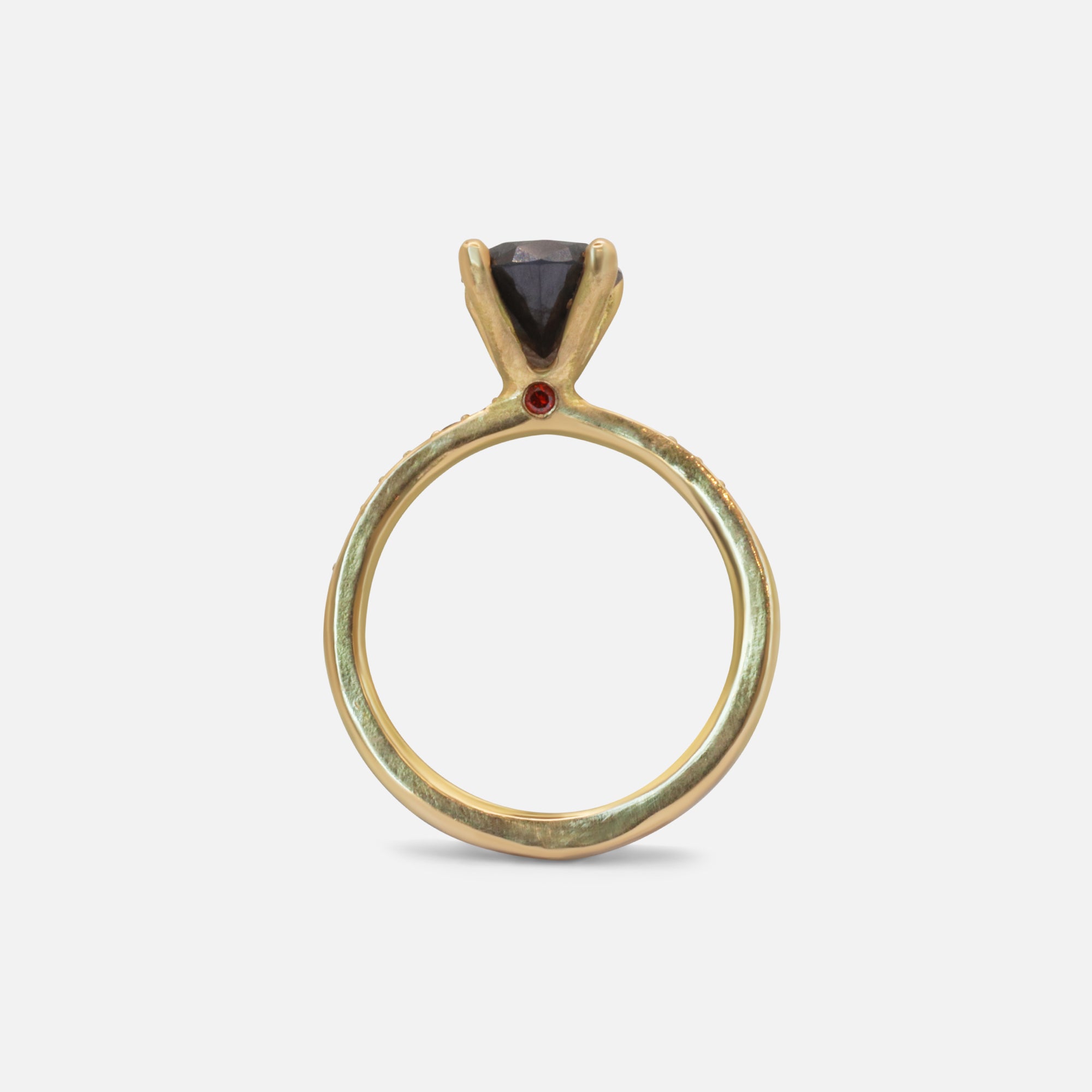 Profile view of Imperatrix / Black Diamond Ring