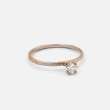 Side view of Stello / Cool Princess Cut Ring