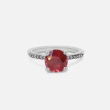Front view of Imperatrix / Malaya Garnet Ring