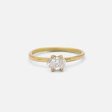 Front view of Stello / Warm Marquise Ring