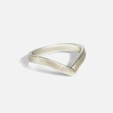 Side view of V Ring in Platinum by Young Sun Song