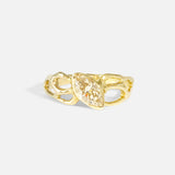 Front view of Dappled Summer / Marquise Diamond Ring by Young Sun Song