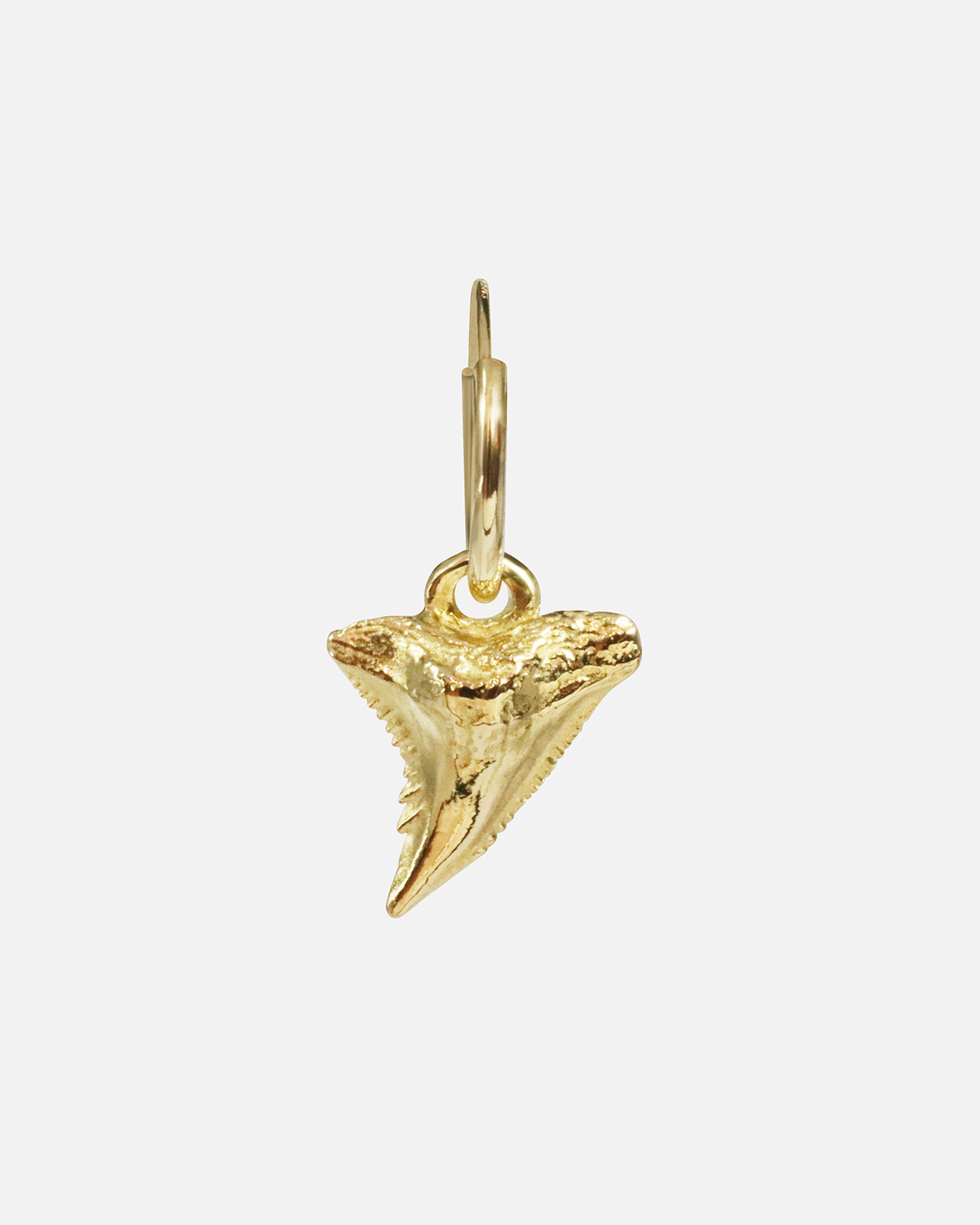 Front view of Mini Mega Crusher Charm in 14k yellow gold by Ides