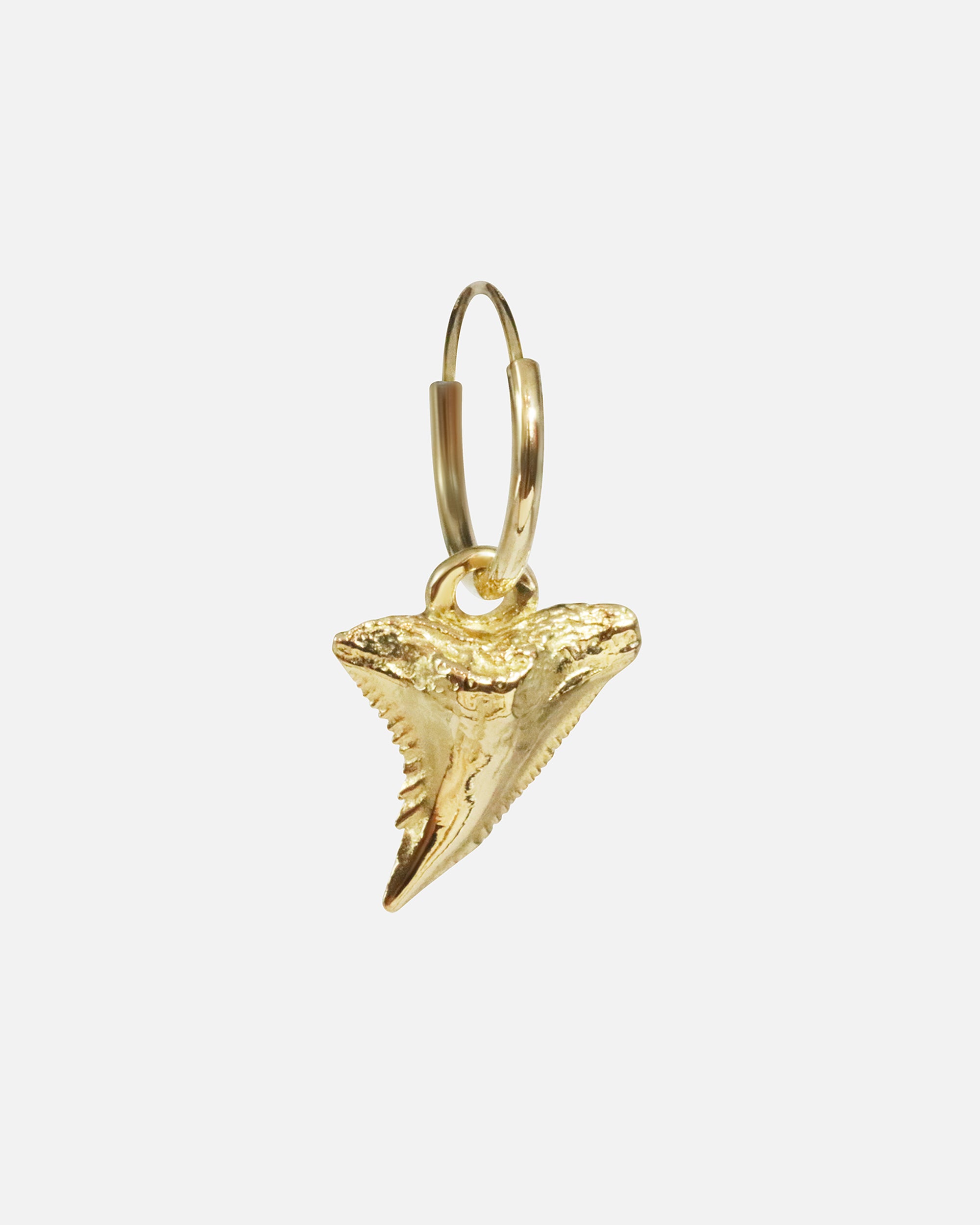 Side view of Mini Mega Crusher Charm in 14k yellow gold by Ides